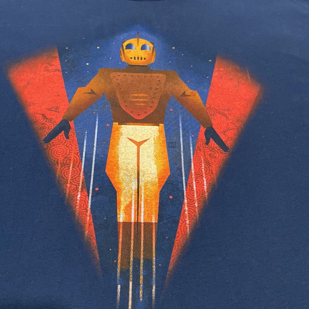 Vintage Rocketeer Shirt by WonderGround Gallery / Disney. Size XL